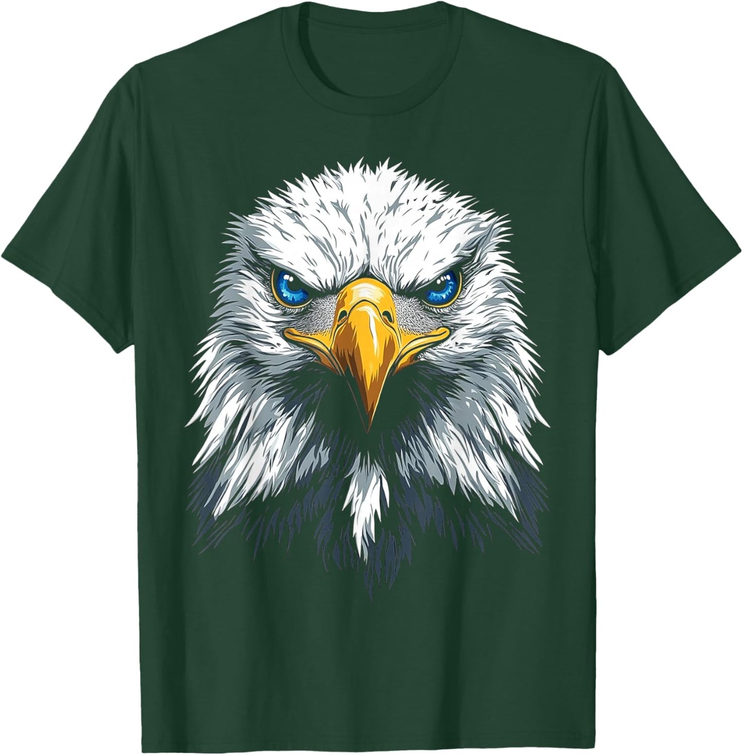 Adler Vogel Grafik Tierkunst Blauaugen Adler T-Shirt - T-Shirt | Forest