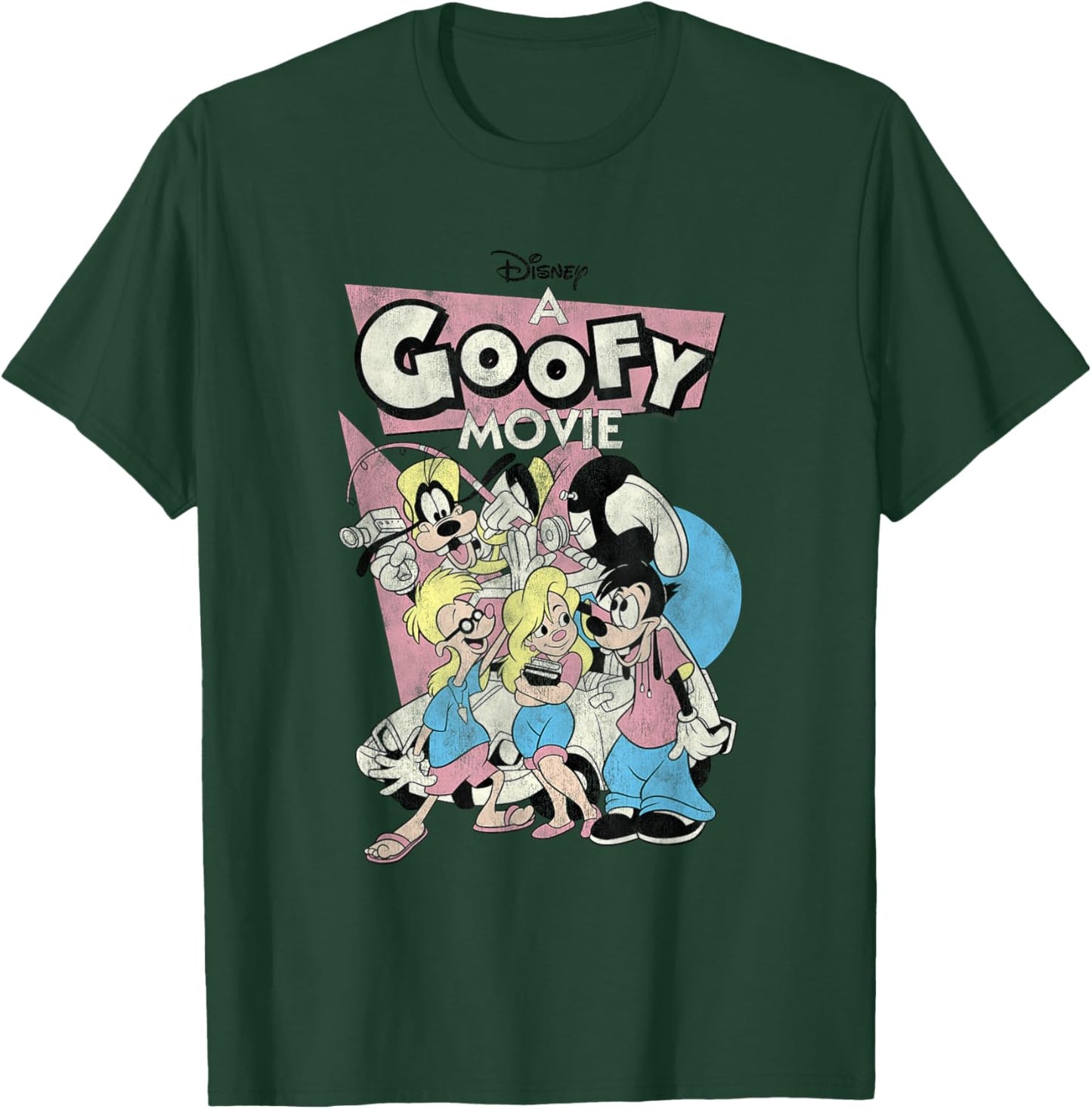 Disney A Goofy Movie , Black, S T-Shirt - T-Shirt | Forest