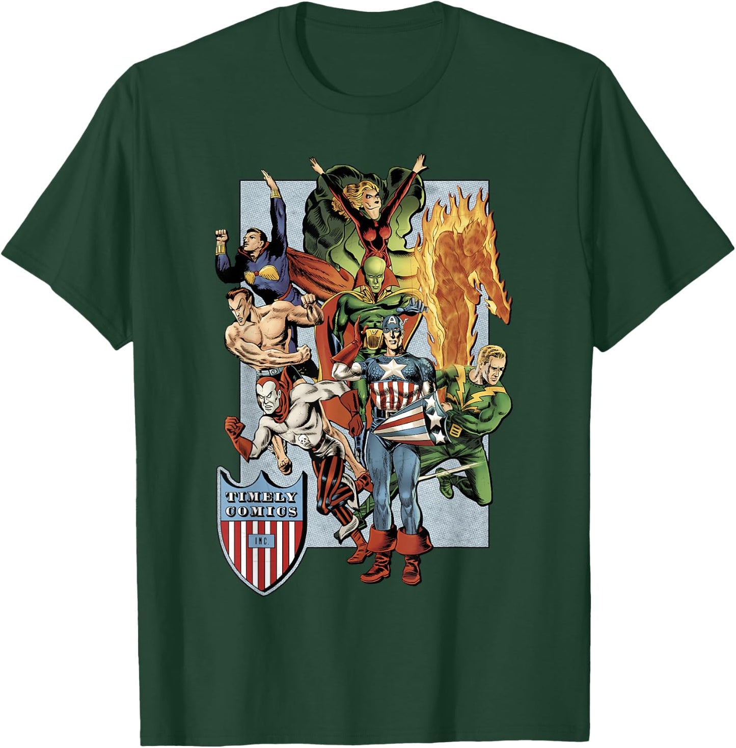 Marvel FOOM Timely Comics Inc. T-Shirt - T-Shirt | Forest
