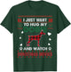Doberman Dog Owner Christmas Movies Pajama Xmas Ugly Sweater T-Shirt - T-Shirt | Forest