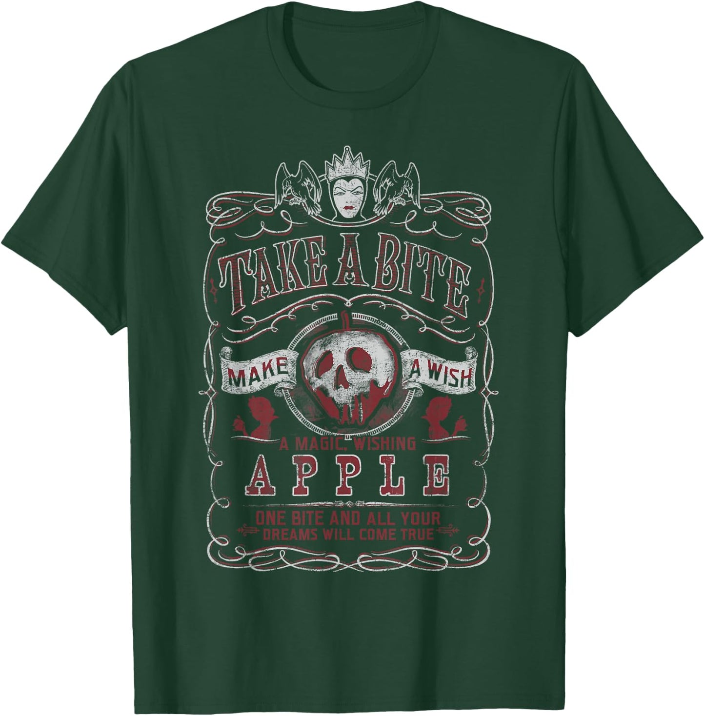 Disney Snow White Take A Bite Vintage Poster T-Shirt - T-Shirt | Forest