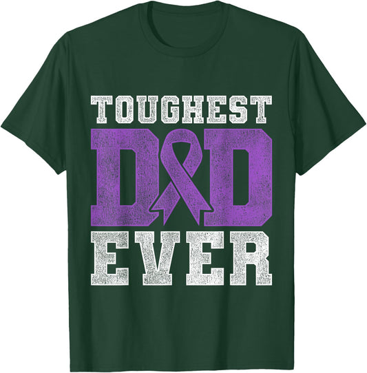 Pancreatic Cancer Survivor Dad Gift Pancreatic Cancer T-Shirt - T-Shirt | Forest