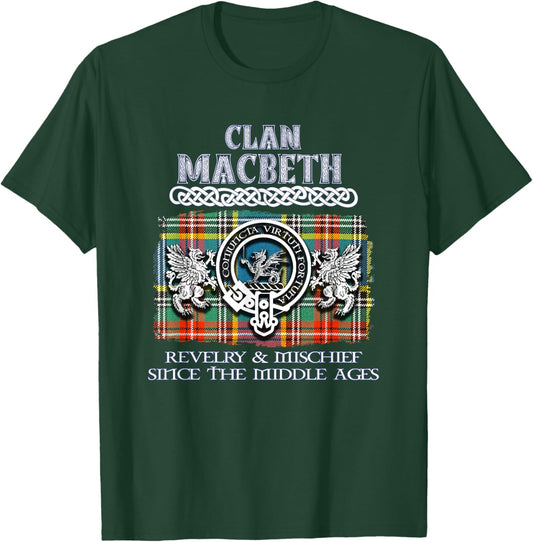 Clan MacBeth Scottish MacBeth surname T-Shirt - T-Shirt | Forest