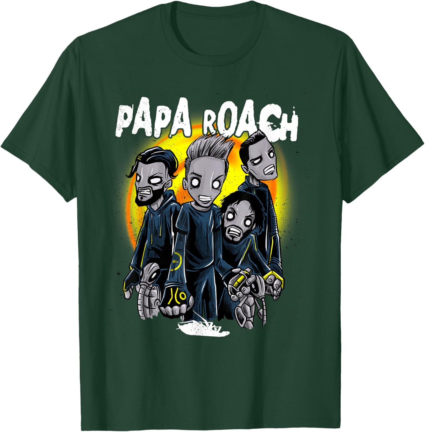 Papa Roach - Official Merchandise - Zombie Redux T-Shirt - T-Shirt | Forest