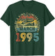 Vintage 30 Years Old Awesome Since March 1995 30th Birthday T-Shirt - T-Shirt | Forest