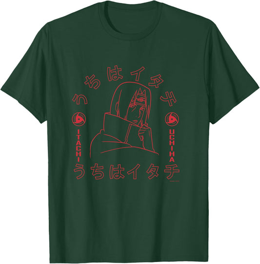 Naruto Shippuden Itachi of The Sharingan T-Shirt - T-Shirt | Forest