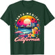 Sunset Vibes Santa Monica Trip Retro Santa Monica California T-Shirt - T-Shirt | Forest