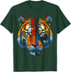 Tiger Face Animal Print Art Portrait Graphic Tiger T-Shirt - T-Shirt | Forest