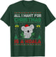All I Want For Christmas Is A Koala Ugly Sweater T-Shirt - T-Shirt | Forest
