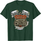 1958 Panhead Motorcycle Vintage Distressed Biker Chopper Rat T-Shirt - T-Shirt | Forest
