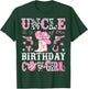 Uncle Of The Birthday Cow-Girl Pink Disco Rodeo Western T-Shirt - T-Shirt | Forest