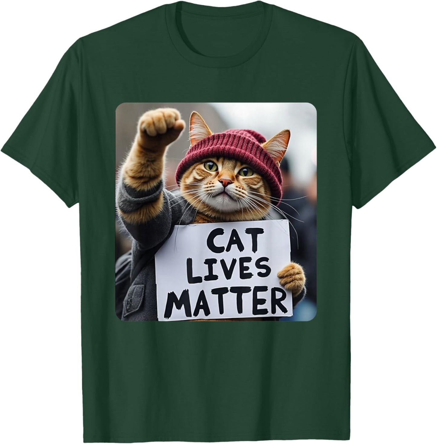 Donald Trump 2024 Cats, Cat Lives Matter Trump T-Shirt - T-Shirt | Forest