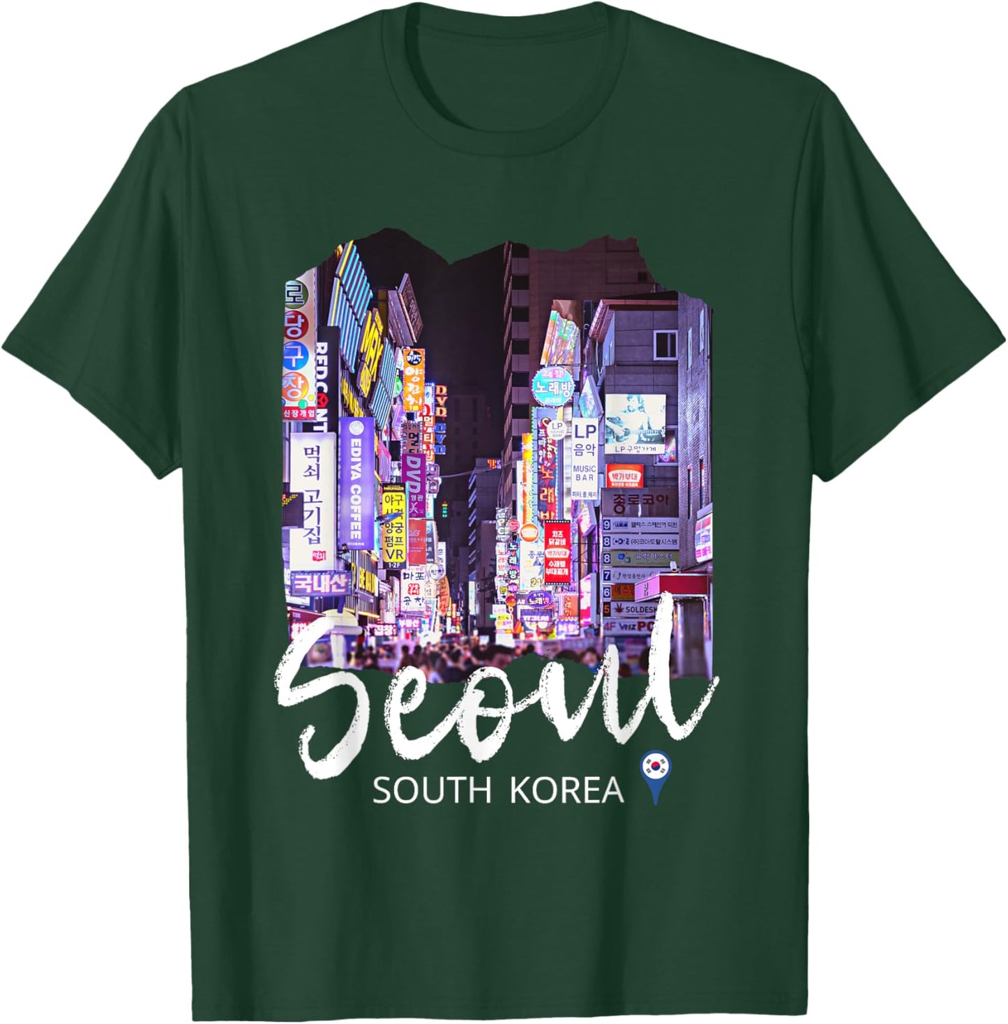 Seoul Souvenir / Seoul South Korea T-Shirt - T-Shirt | Forest