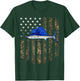 Camo American Flag Sailfish Fishing 4th Of July Men T-Shirt - T-Shirt | Forest