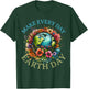 Earth Day Every Day Groovy Retro 70s Earth Day for Kids T-Shirt - T-Shirt | Forest