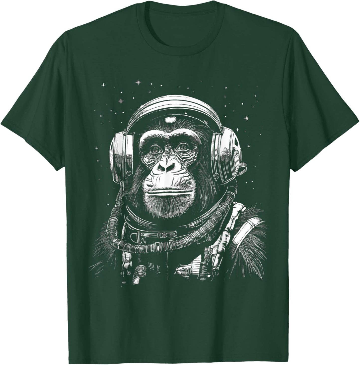 Astronaut Monkey Space Exploration T-Shirt - T-Shirt | Forest