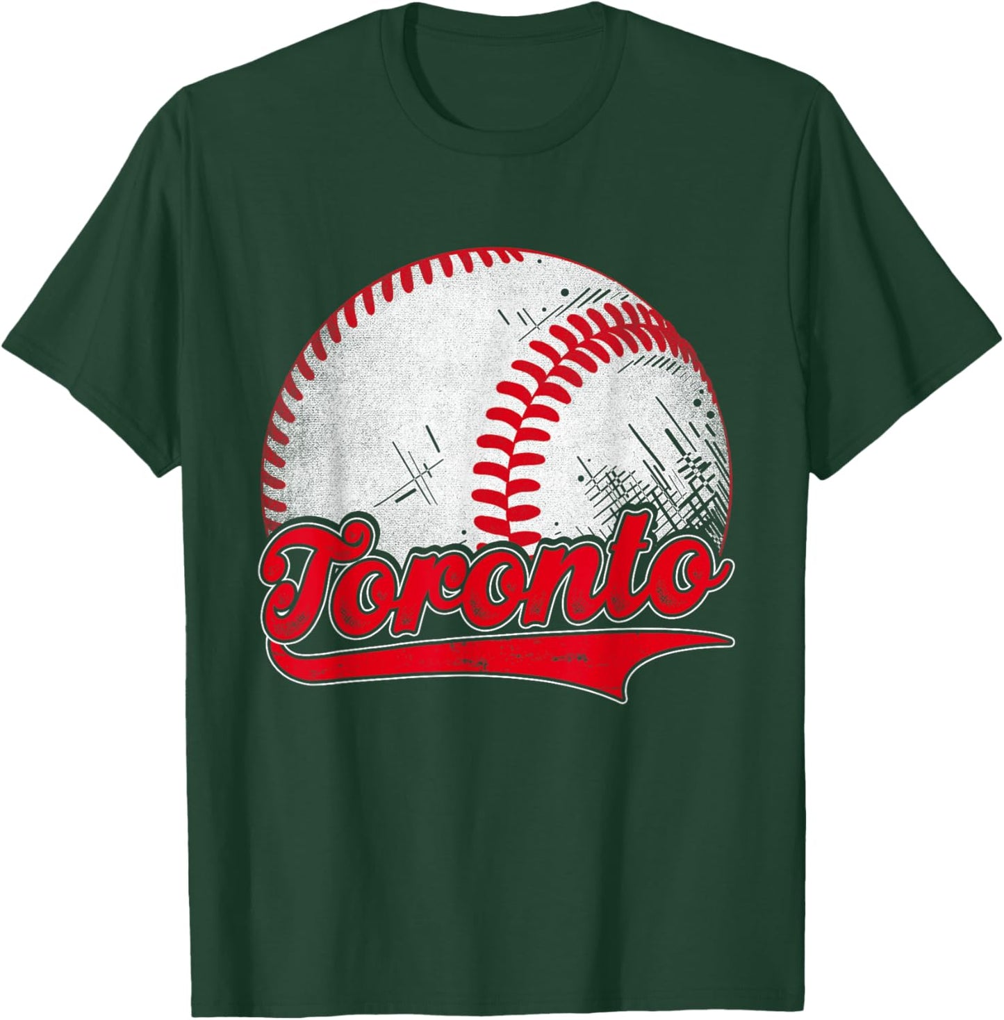Vintage Toronto Graphic For Baseball Lover Men Women T-Shirt - T-Shirt | Forest