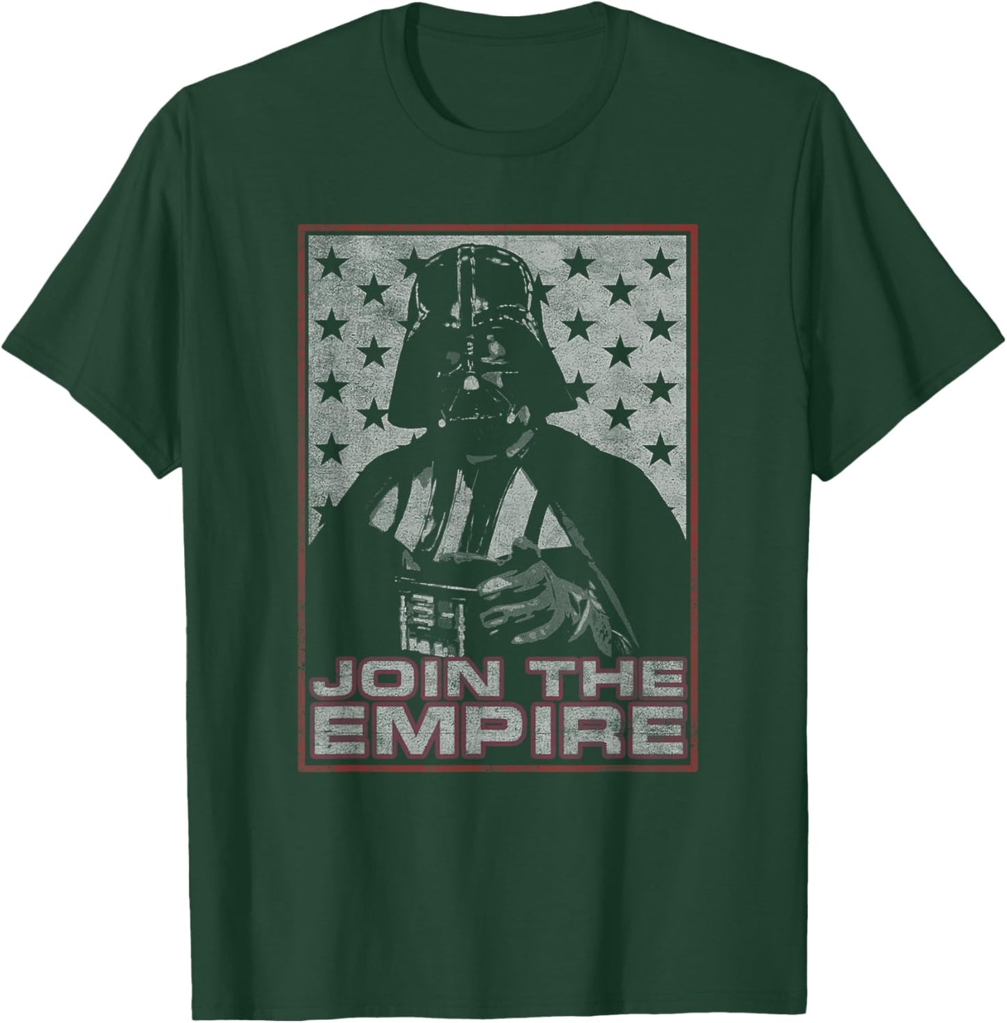Star Wars Classic Join The Empire Darth Vader Distressed Ad T-Shirt - T-Shirt | Forest