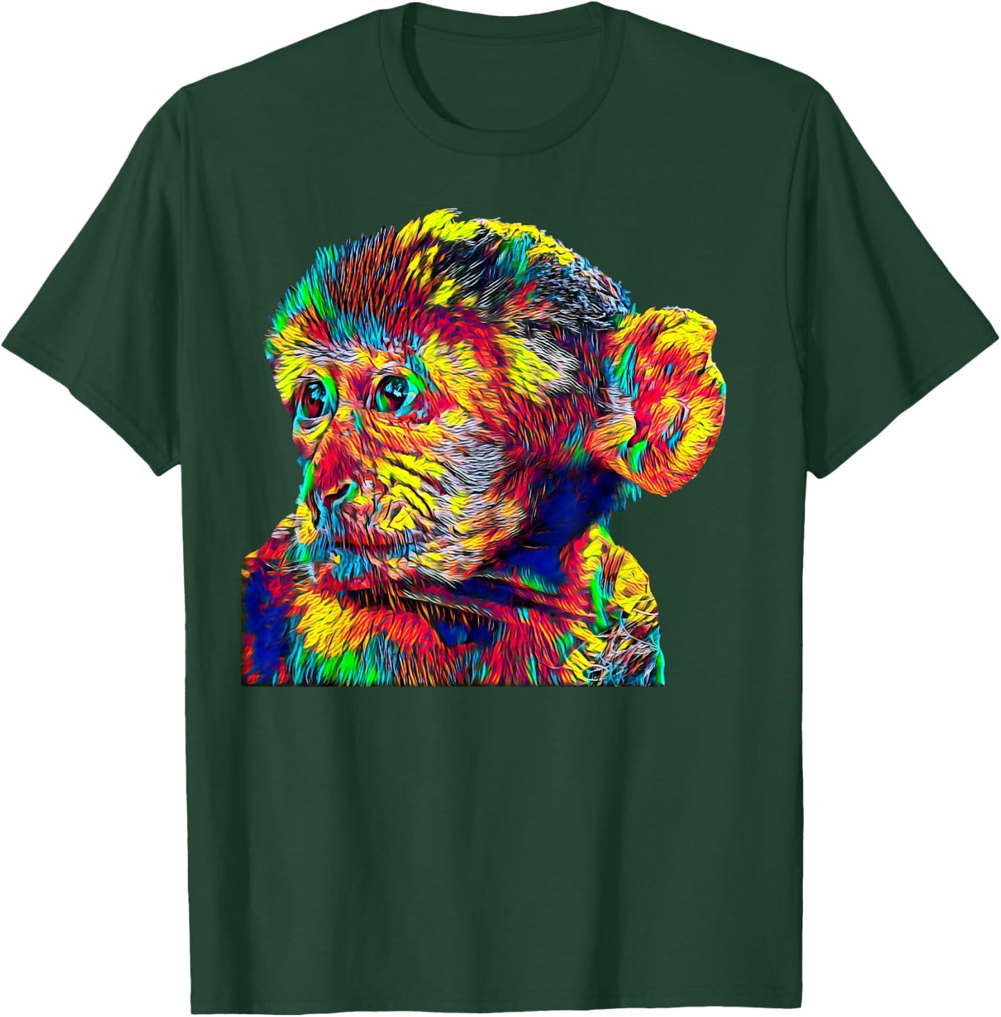Barbary Macaque Monkey T-Shirt - T-Shirt | Forest