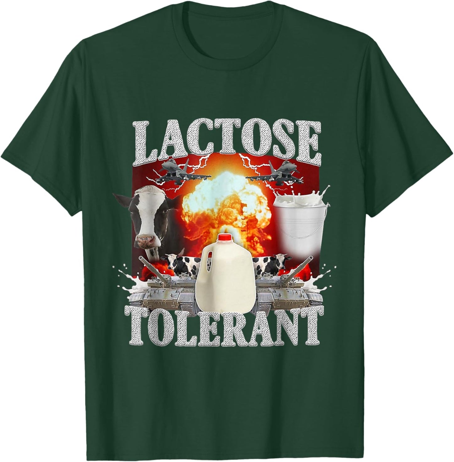 Lactose intolerant Shirt T-Shirt - T-Shirt | Forest