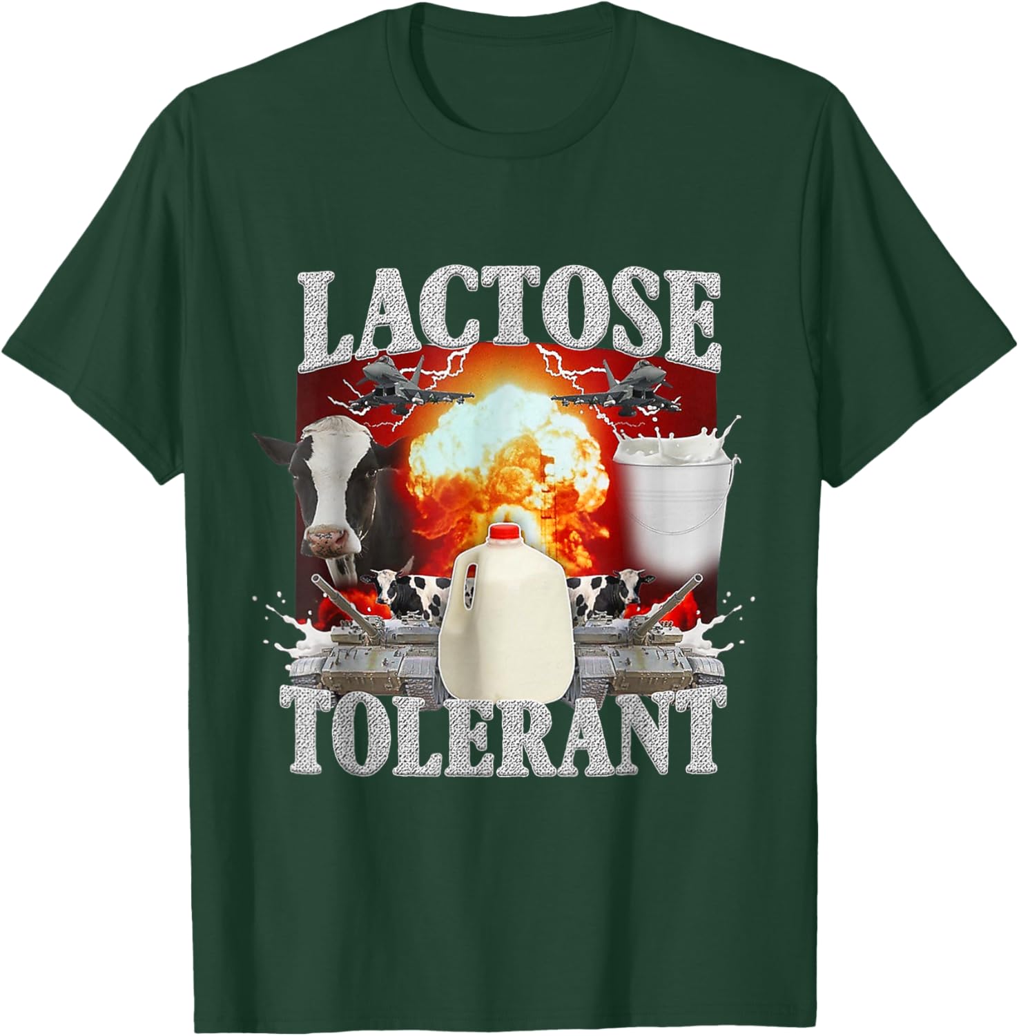 Lactose intolerant Shirt T-Shirt - T-Shirt | Forest