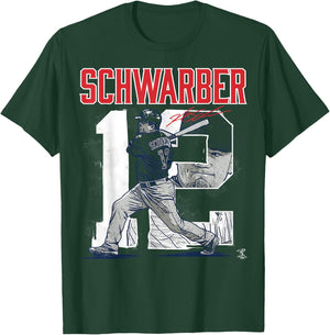 Kyle Schwarber Player Number - Apparel T-Shirt - T-Shirt | Forest