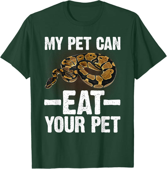 Ball Python Design Women Snake Reptile Python Lover T-Shirt - T-Shirt | Forest