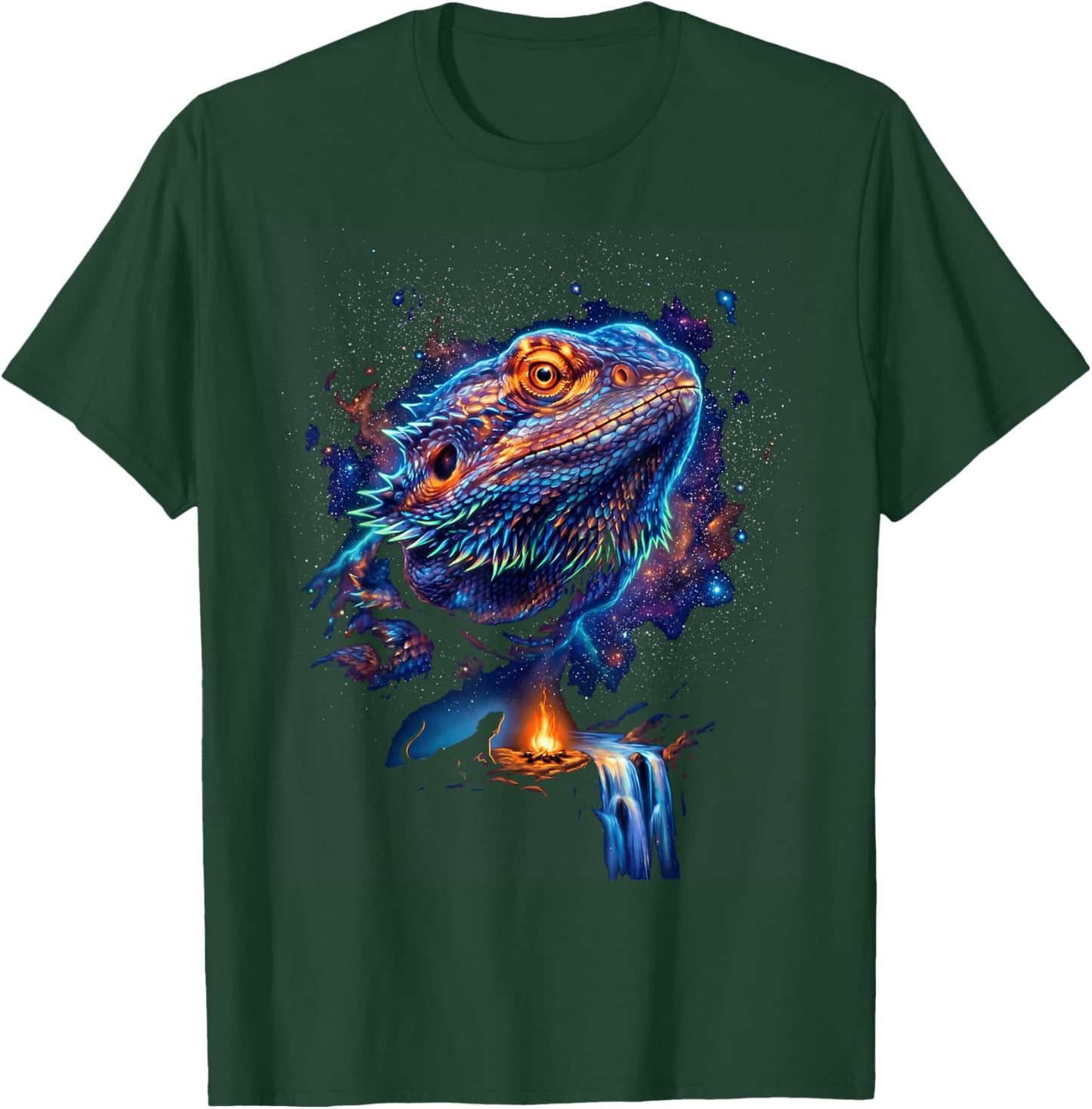Bearded Dragon Art for Exotic Pet Enthusiasts T-Shirt - T-Shirt | Forest