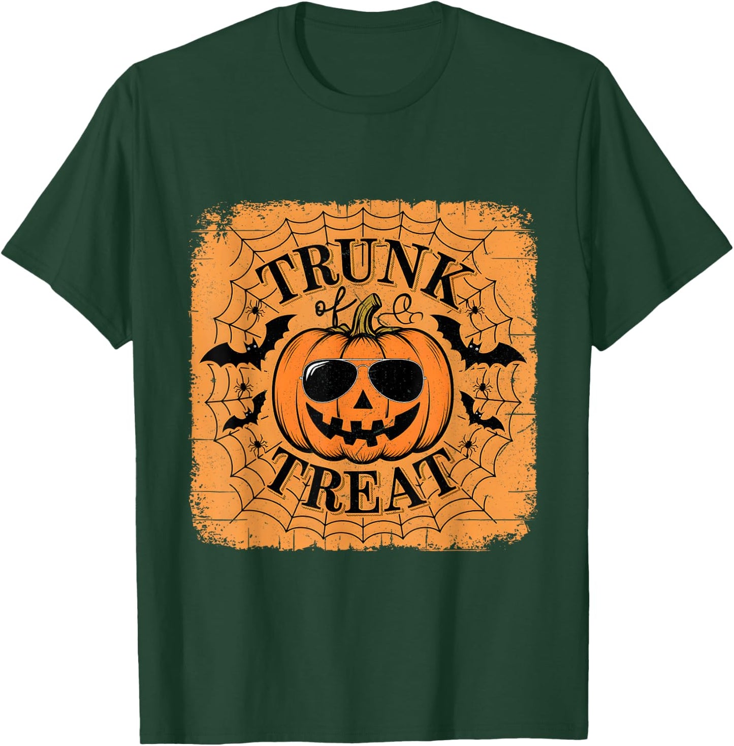 Trunk Or Treat Halloween Costume Christian Pumpkin Church T-Shirt - T-Shirt | Forest