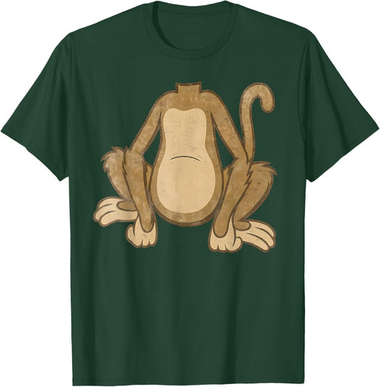 Funny Monkey Costume Design for Animal Lovers and Kids T-Shirt - T-Shirt | Forest
