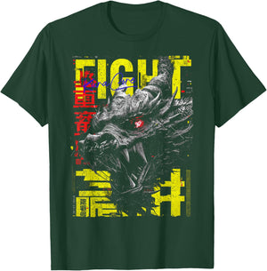 Japan Streetwear Cyberpunk Y2K Techwear Retro Manga Anime T-Shirt - T-Shirt | Forest