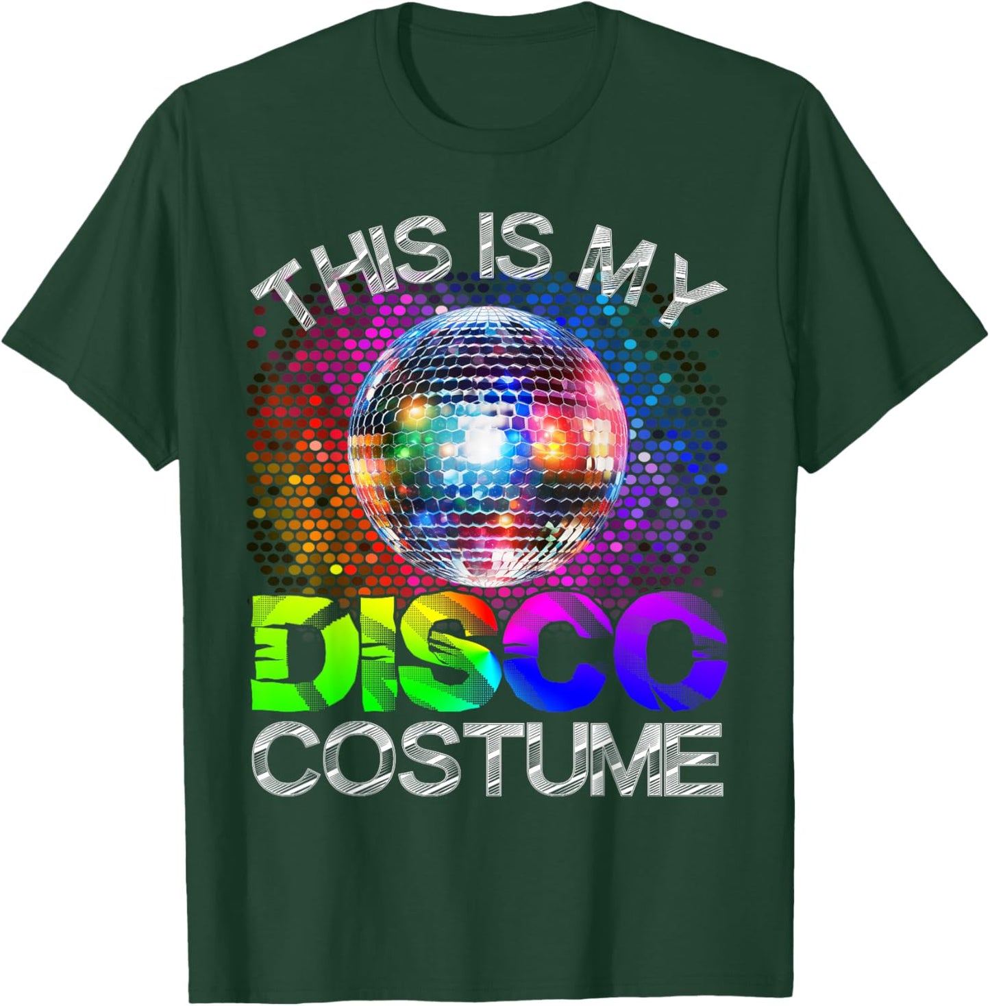 This Is My Disco Costume - 1970s Funky Party 70s Groove T-Shirt - T-Shirt | Forest