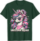 Unicorn Squad - Graceful Unicorn with leopard Bandana T-Shirt - T-Shirt | Forest