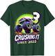 Birthday Monster Truck 3 year Old Boys 3rd Party Born 2022 T-Shirt - T-Shirt | Forest