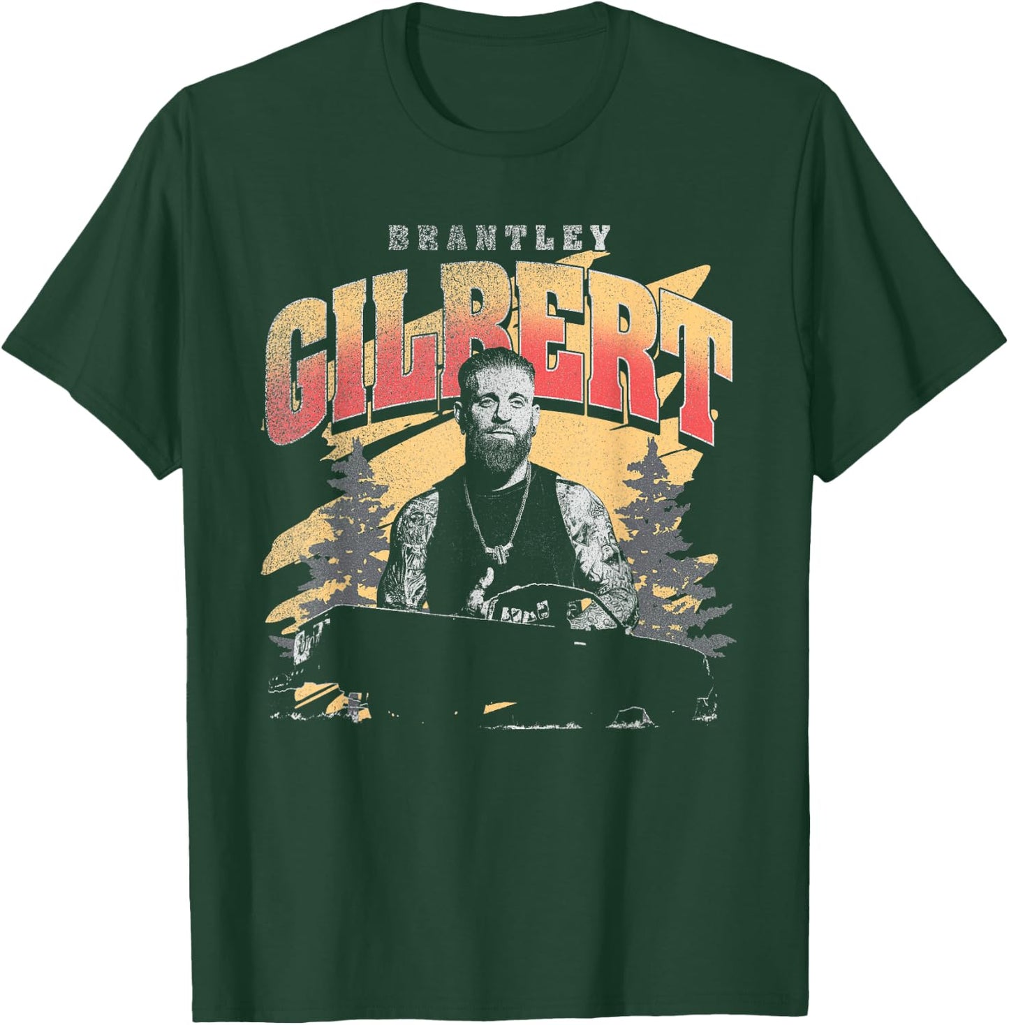 Brantley Gilbert - Car T-Shirt - T-Shirt | Forest