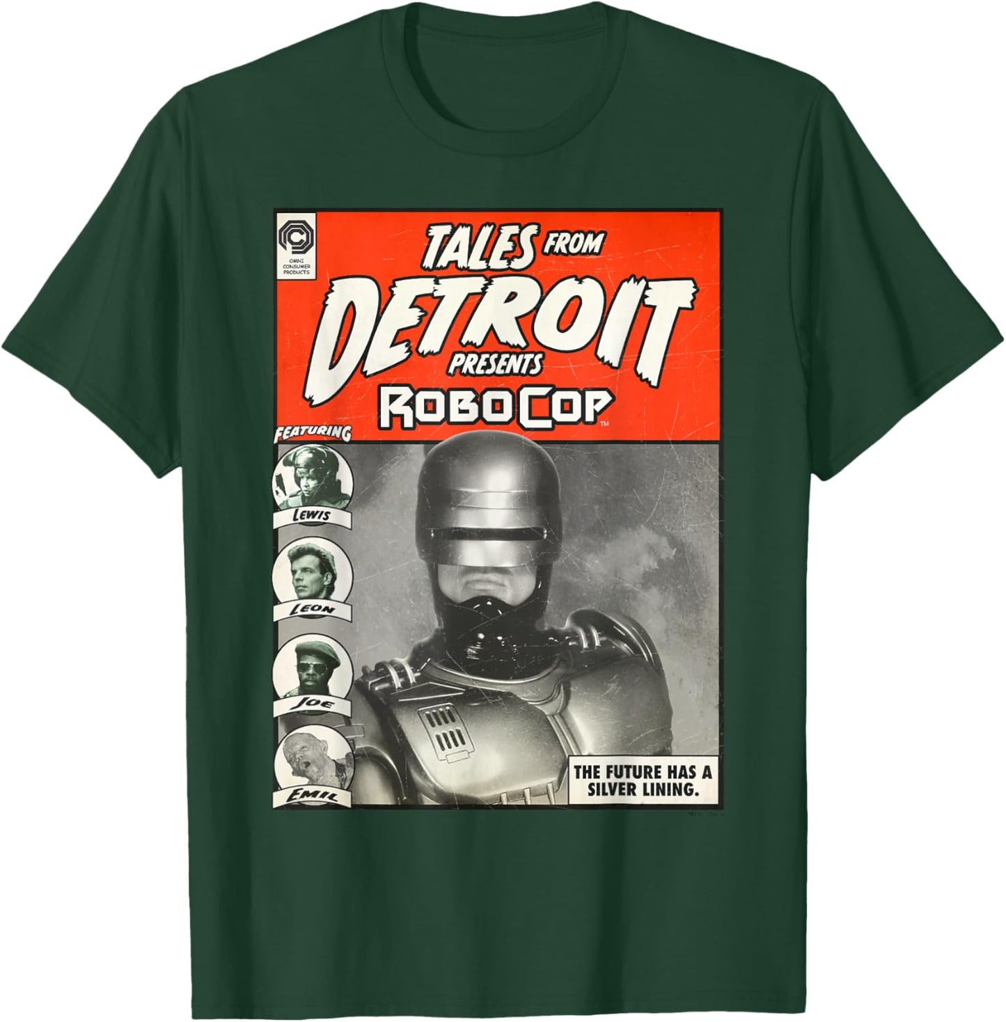 RoboCop Tales From Detroit Presents RoboCop Comic T-Shirt - T-Shirt | Forest