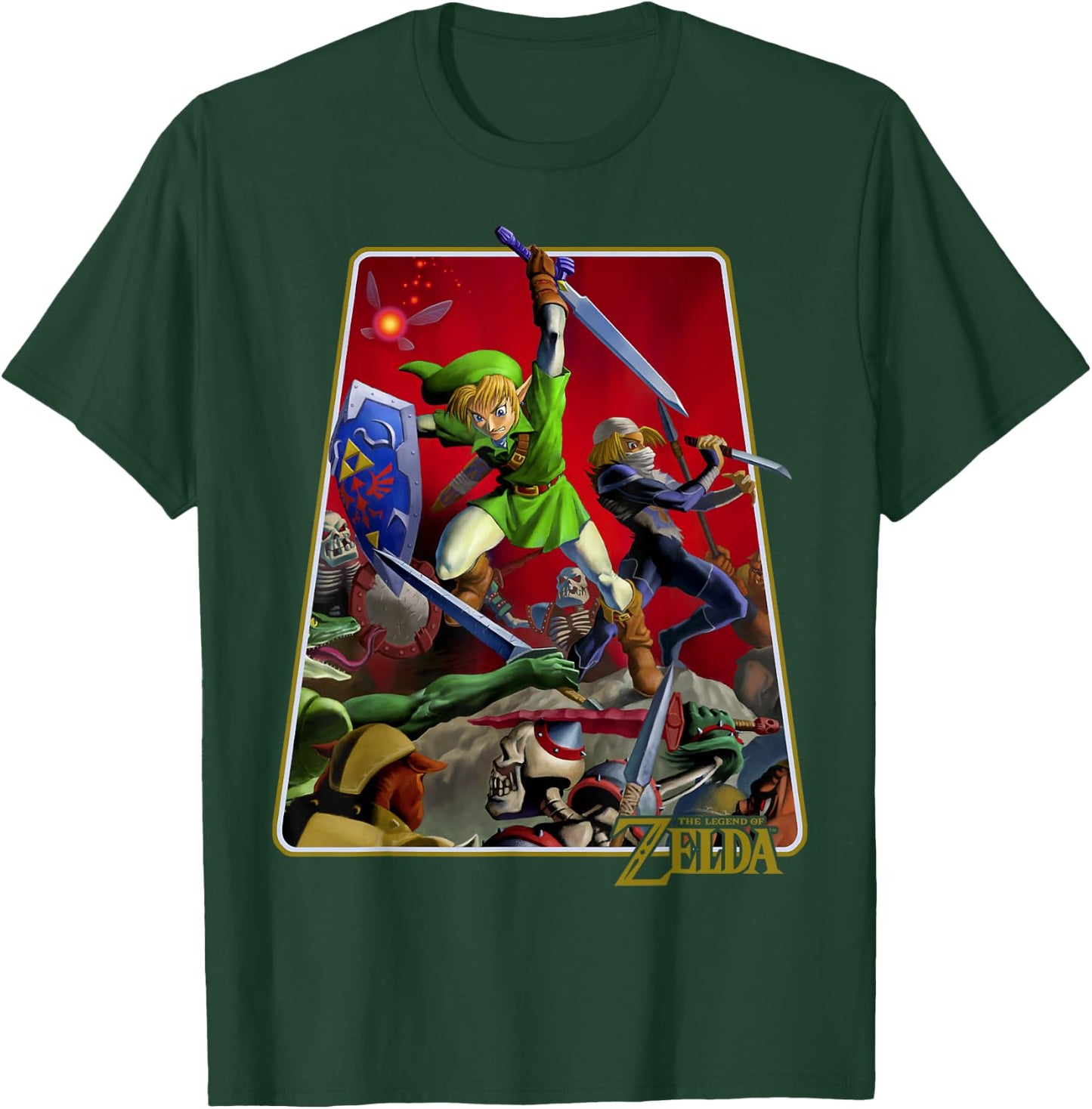The Legend of Zelda Link Battle Shot T-Shirt - T-Shirt | Forest