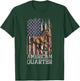 USA Flag American Quarter Horse Lover, Horseback Riding T-Shirt - T-Shirt | Forest