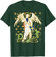 St. Michael the Archangel Icon Dragon Catholic Angel Vintage T-Shirt - T-Shirt | Forest