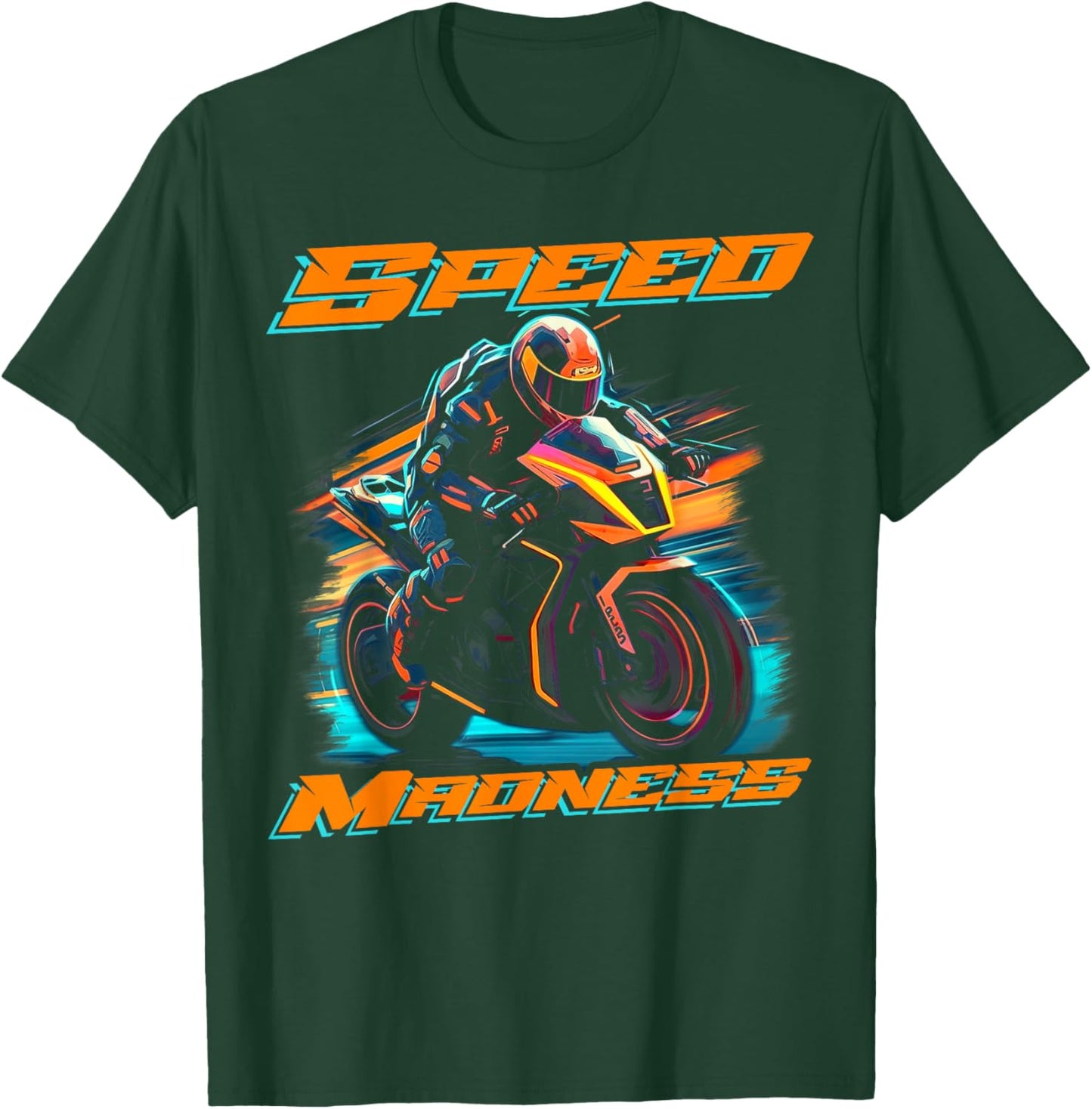 Racing Motorbike T-Shirt - T-Shirt | Forest
