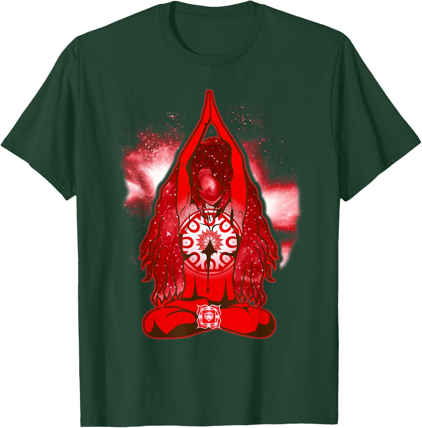 Root Chakras Shirt Yoga T Shirt Root Chakras Shirt T-Shirt - T-Shirt | Forest