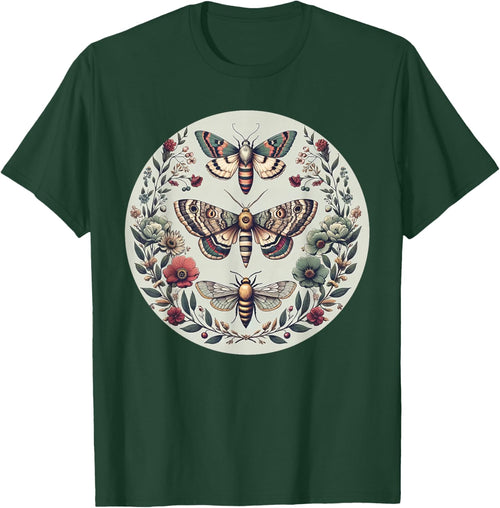 Cute Cottagecore Aesthetic Butterfly Moth Bee Flowers