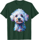 Maltipoo Dog Motif Pet Art Blue Eyes Maltipoo T-Shirt - T-Shirt | Forest