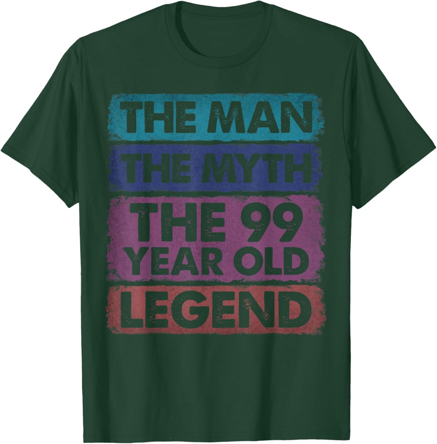 99th Birthday 99 Year Old Gifts Legend Limited Edition T-Shirt - T-Shirt | Forest