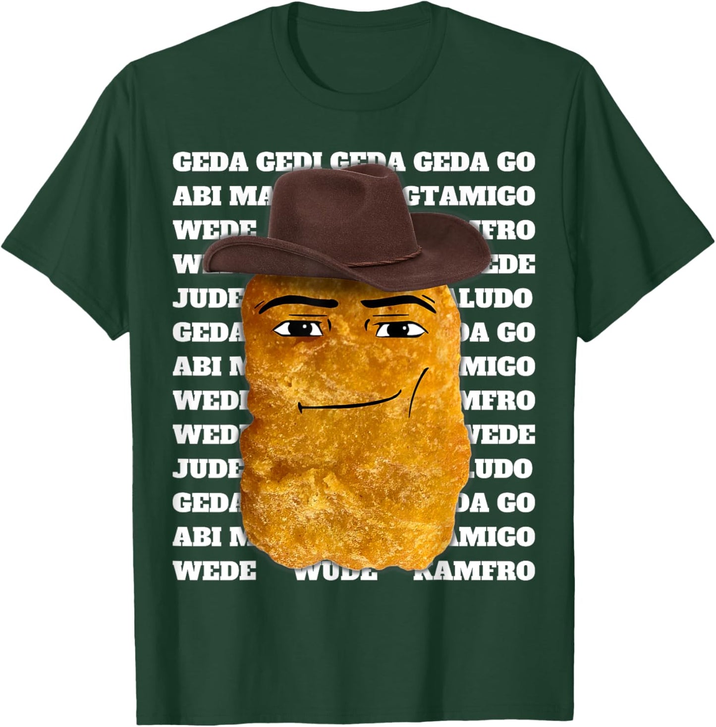 Cowboy Chicken Nugget T-Shirt - T-Shirt | Forest