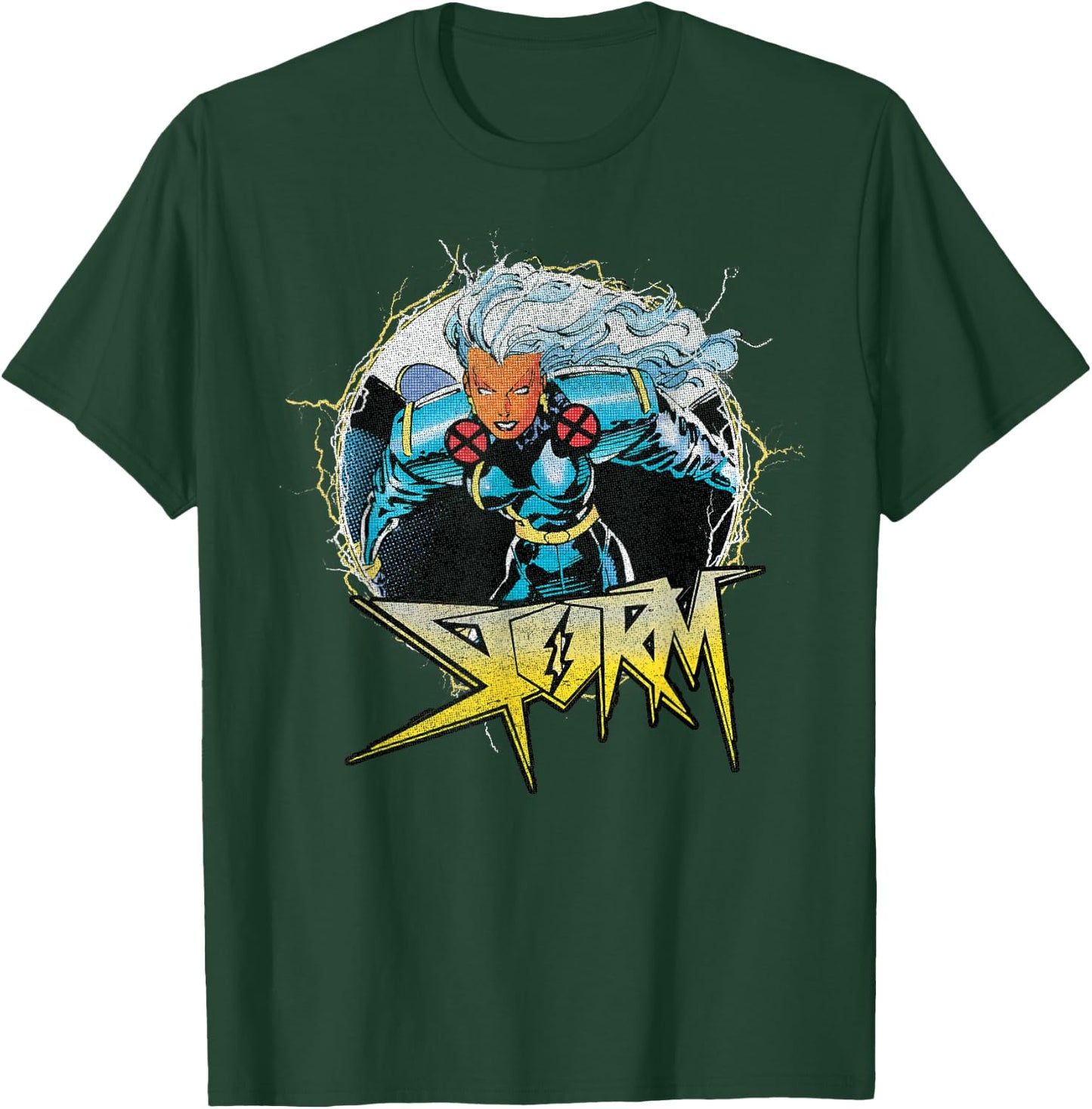 Marvel X-Men Storm Circle Portrait Logo T-Shirt - T-Shirt | Forest