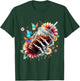 Whimsical Iced Coffee Floral Skeleton Fantasy Flower T-Shirt - T-Shirt | Forest