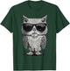 Meowl. Cat and Owl Hybrid Funny Brainrot Meme T-Shirt - T-Shirt | Forest
