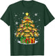 Funny Tacos Christmas Tree Lights Mexican Food Lover Xmas T-Shirt - T-Shirt | Forest