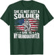 My Granddaughter Is A Soldier - Proud Military Grandparent T-Shirt - T-Shirt | Forest